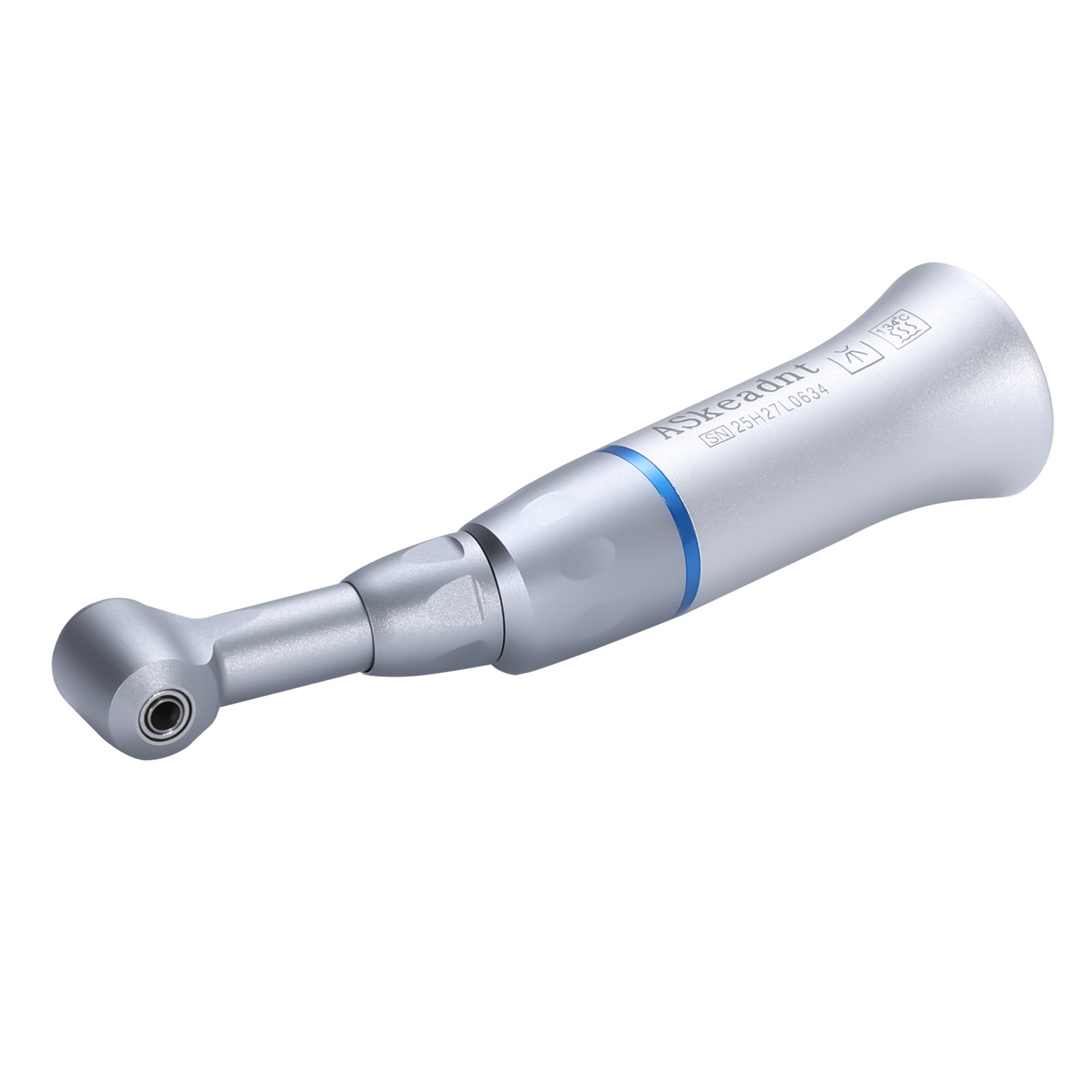 3Pcs Dental 1:1 Low Slow Speed Push Button Contra Angle Handpiece E-type AS