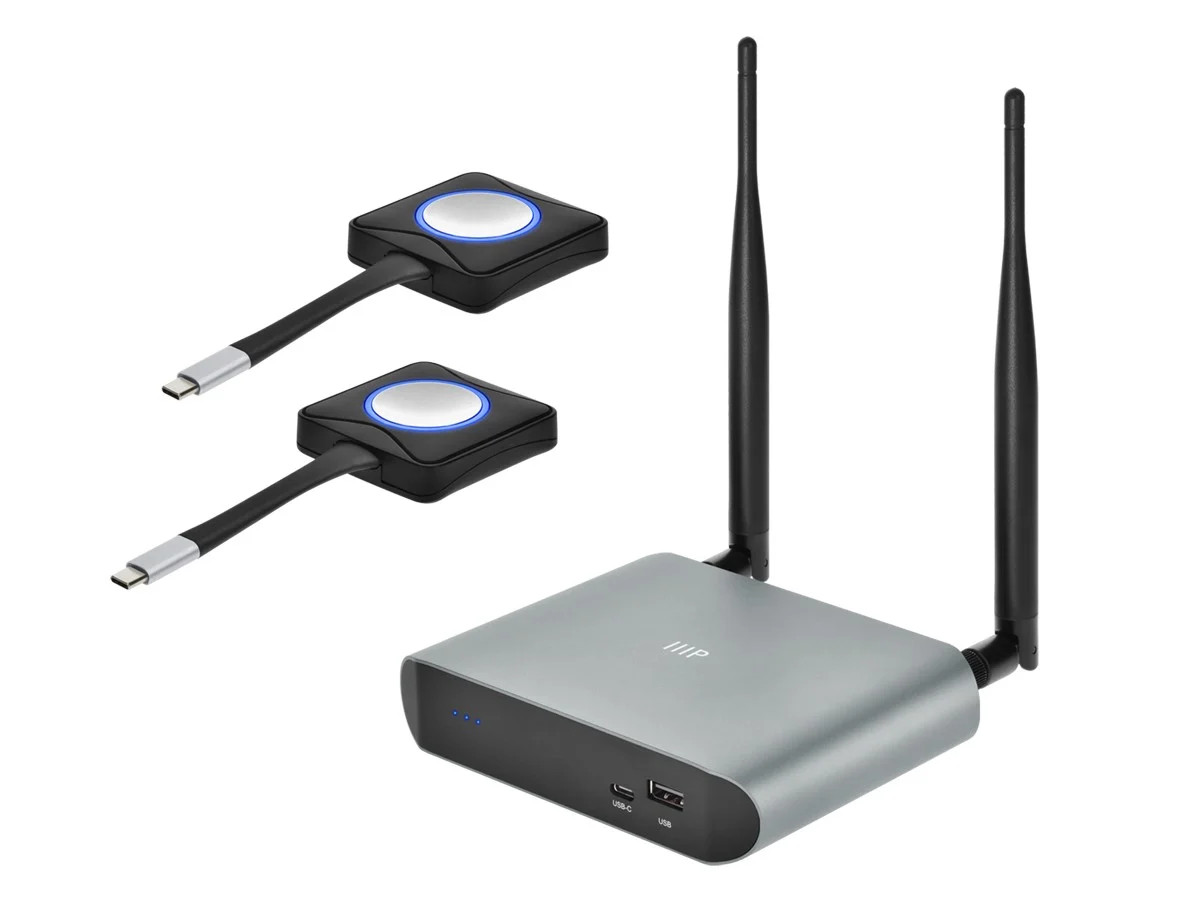 Monoprice One-Click USB-C Wireless Presenter 4K Conference Presentation System