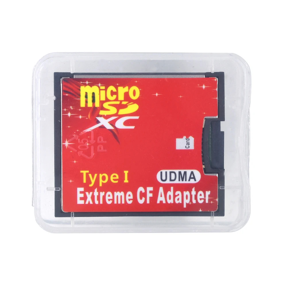 Micro SD TF to CF Card Adapter for Microsd/Hc to Compact Flash Type I Memory Car