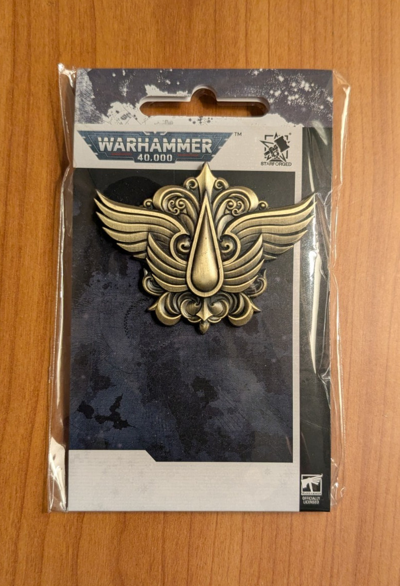 Blood Angels chapter icon pin badge warhammer 40k starforged space marines