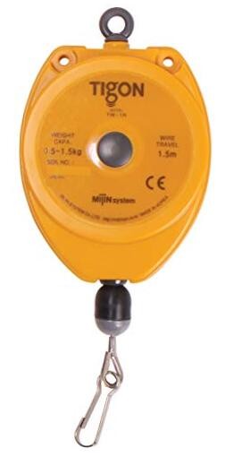 Tigon TW-1R Retractor, Spring/Tool Balancer (Load Capacity: 0.5-1.5 kg/1.1-3.3