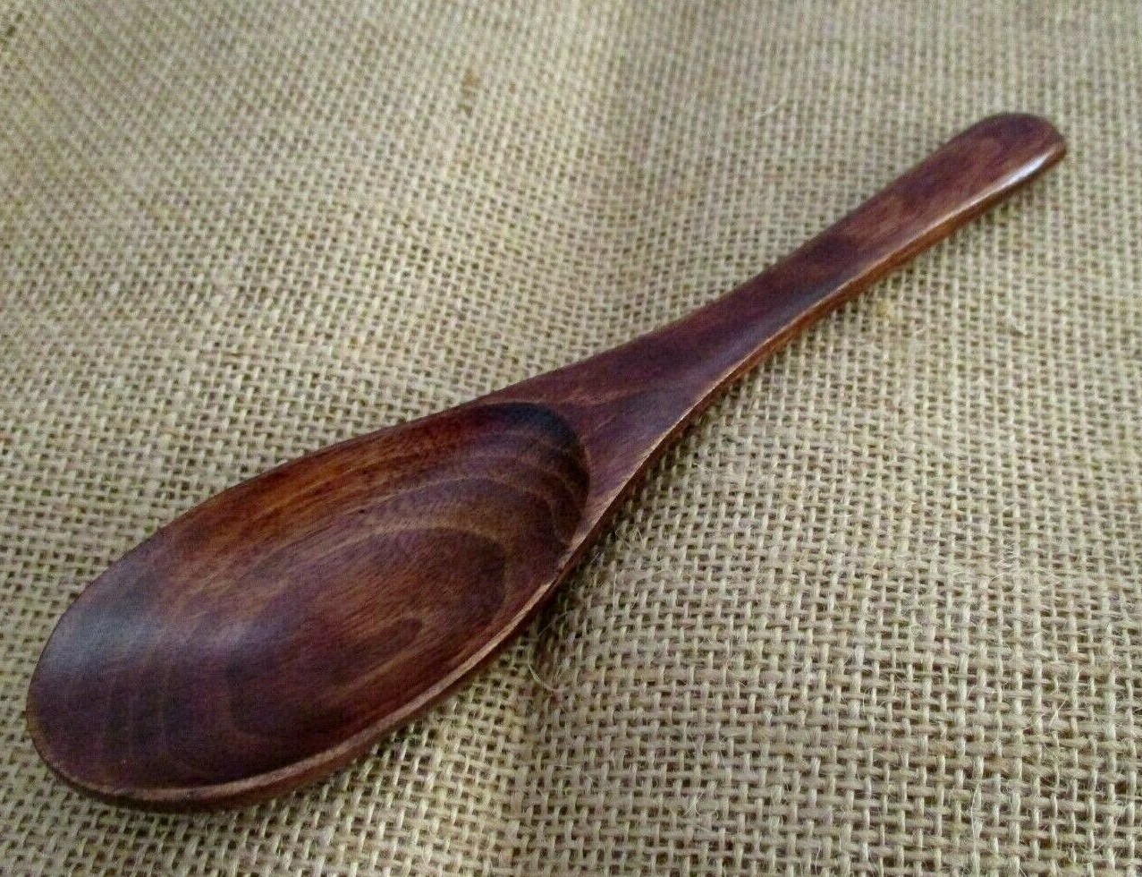 Japanese Wood Wooden Noodle Soup Spoon 16.5cm Ramen Chinese Soup From JAPAN