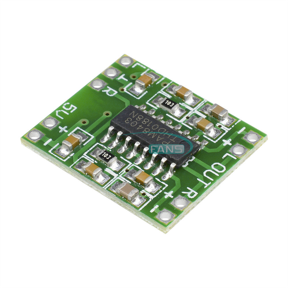 3PCS Digital Amplifier Board Class D 2*3W USB Power Mini PAM8403 Audio Module M