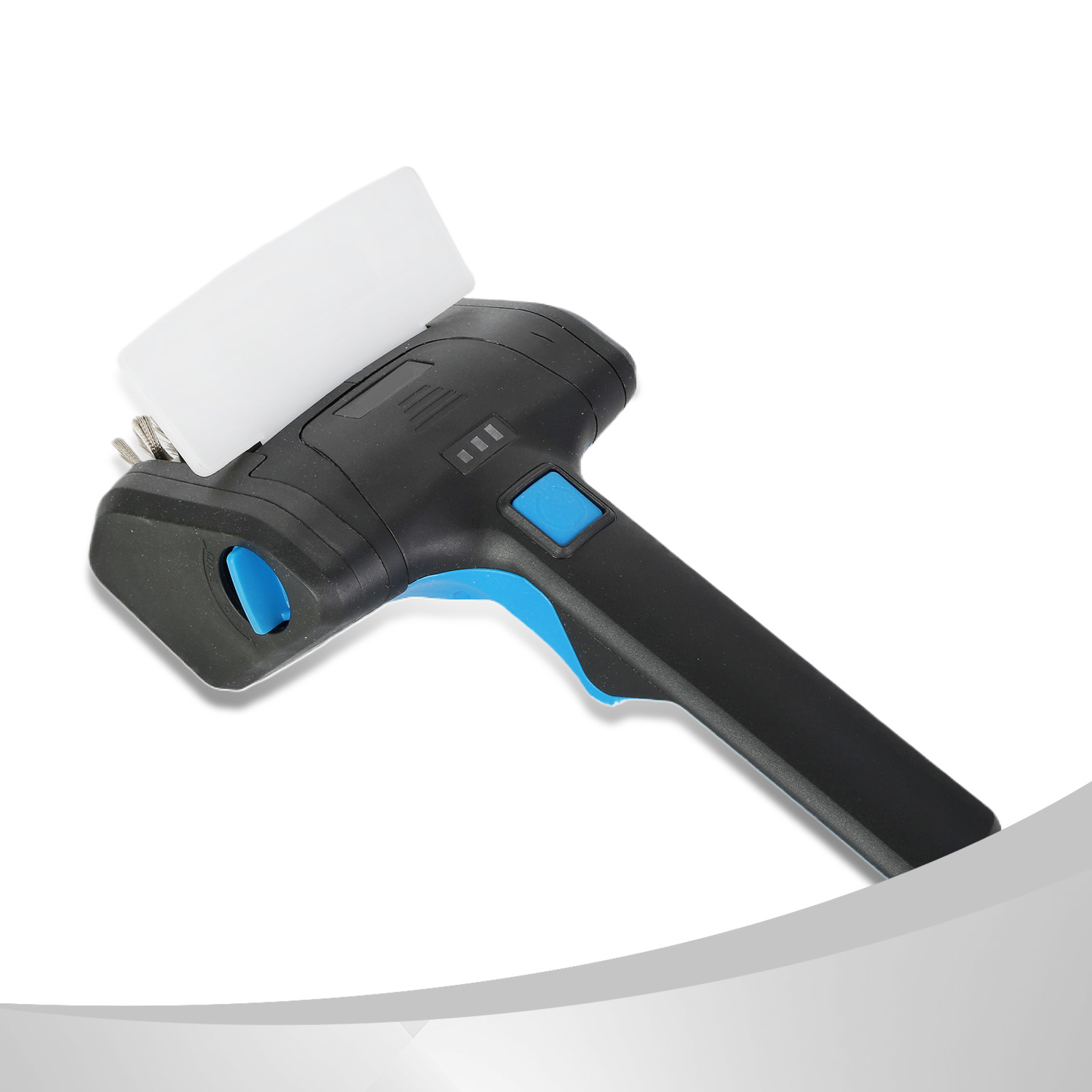 Rechargeable Cordless Grill Clean Scrub Brush w/ Type-C Charge Cable Blue/Black