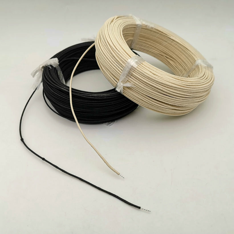 Gavitt Vintage Style tinned Cloth Push Back 22 AWG Cloth Braided Guitar Wire