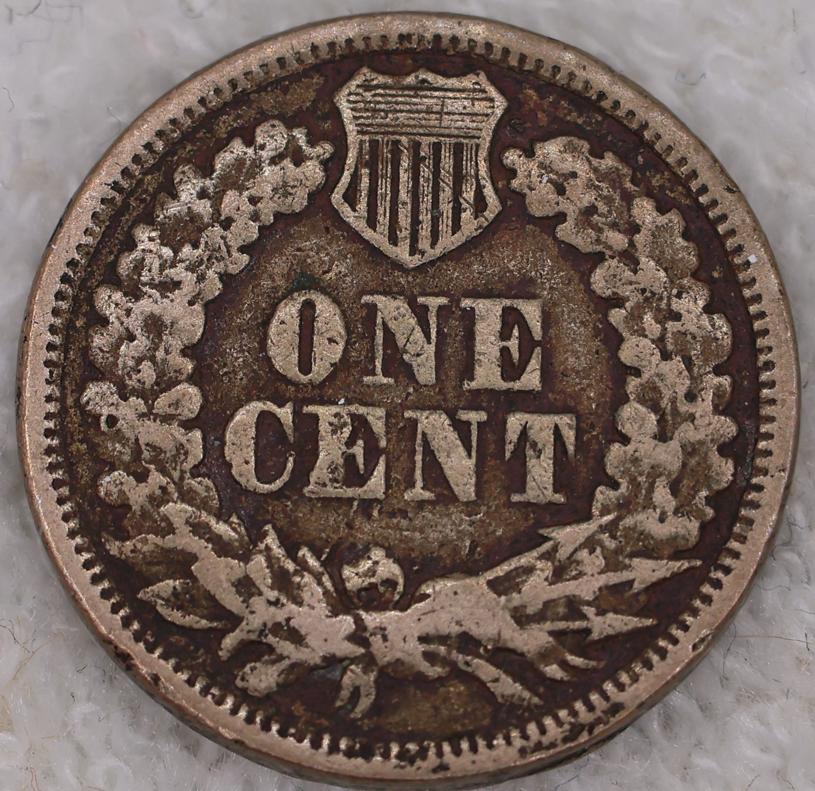 Indian Head Wheat Penny 1862