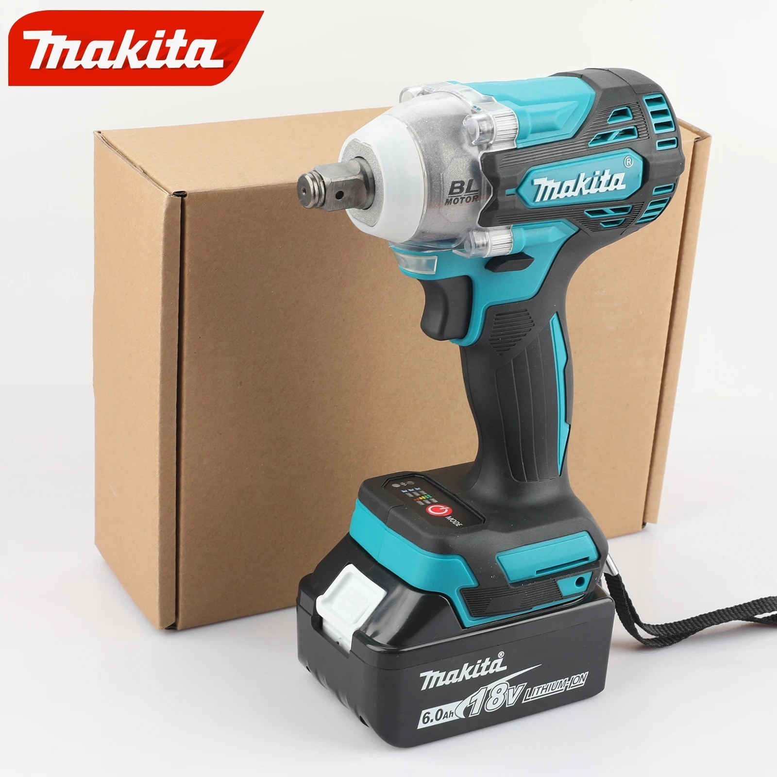 DTW300 18V Cordless Wrench Impact Drill 1/2 Wireless Tool only