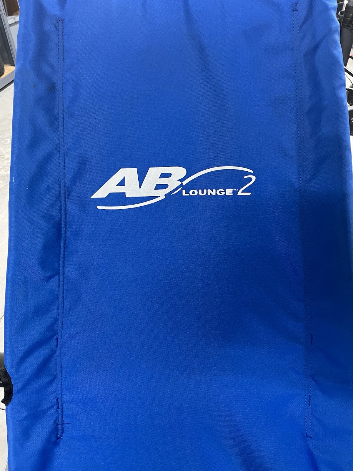 AB Lounge 2 Exercise Chair Abdominal Workout Lounger Blue - Solid