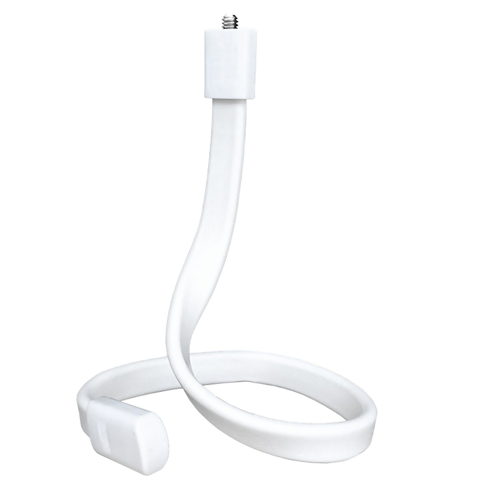 New White Flexible Twist Mounting Rubber Base Bracket For Baby Monitor/IPCamera