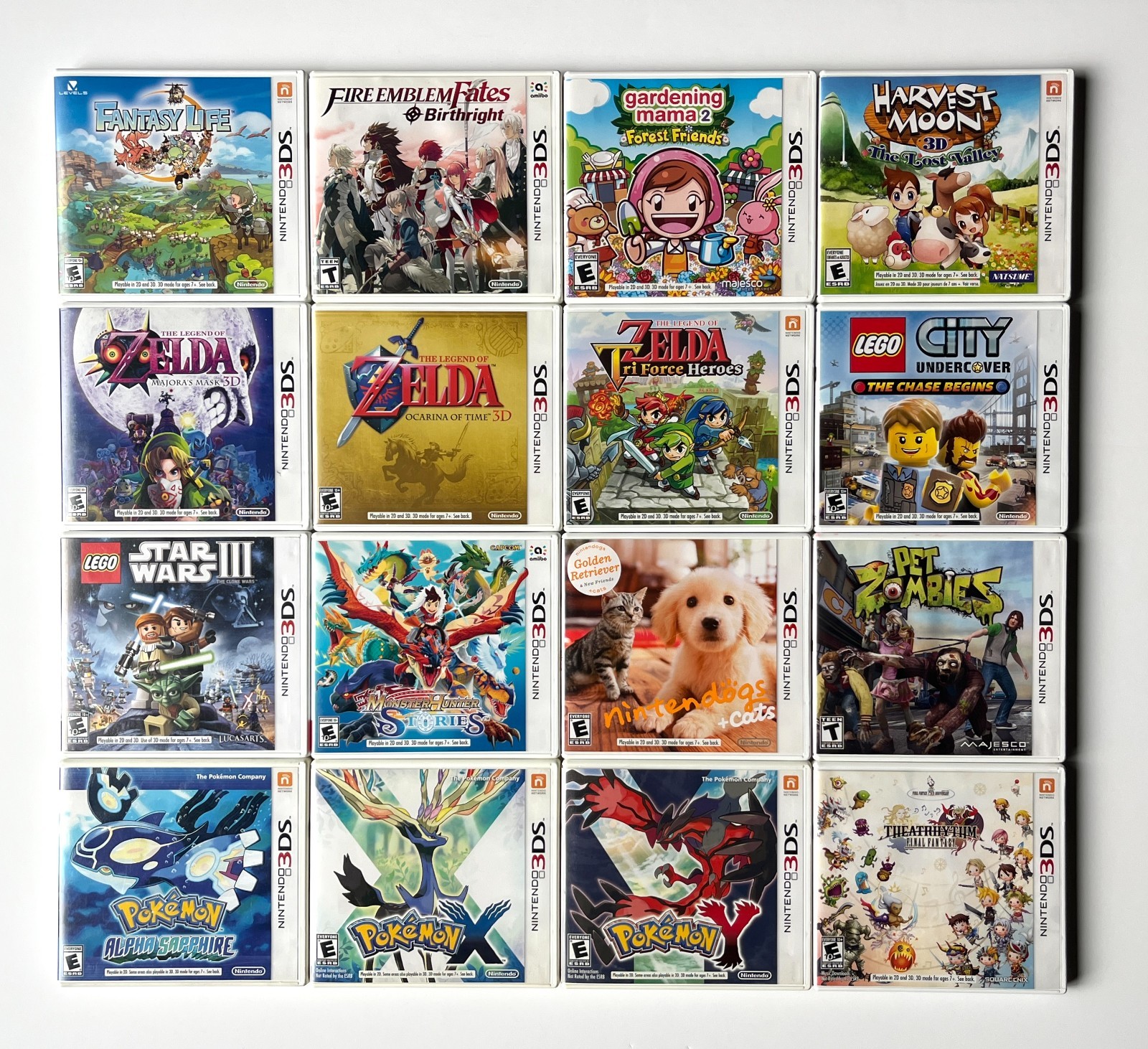 Nintendo 3DS Original Case/Manual Select Your Title *Authentic* *No Game*