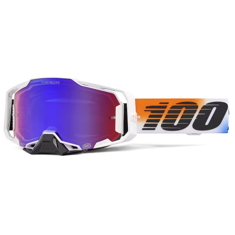 100% Armega Hiper Goggles (2025) OSFM White 50003-00021 610-5351 5623-1012-00