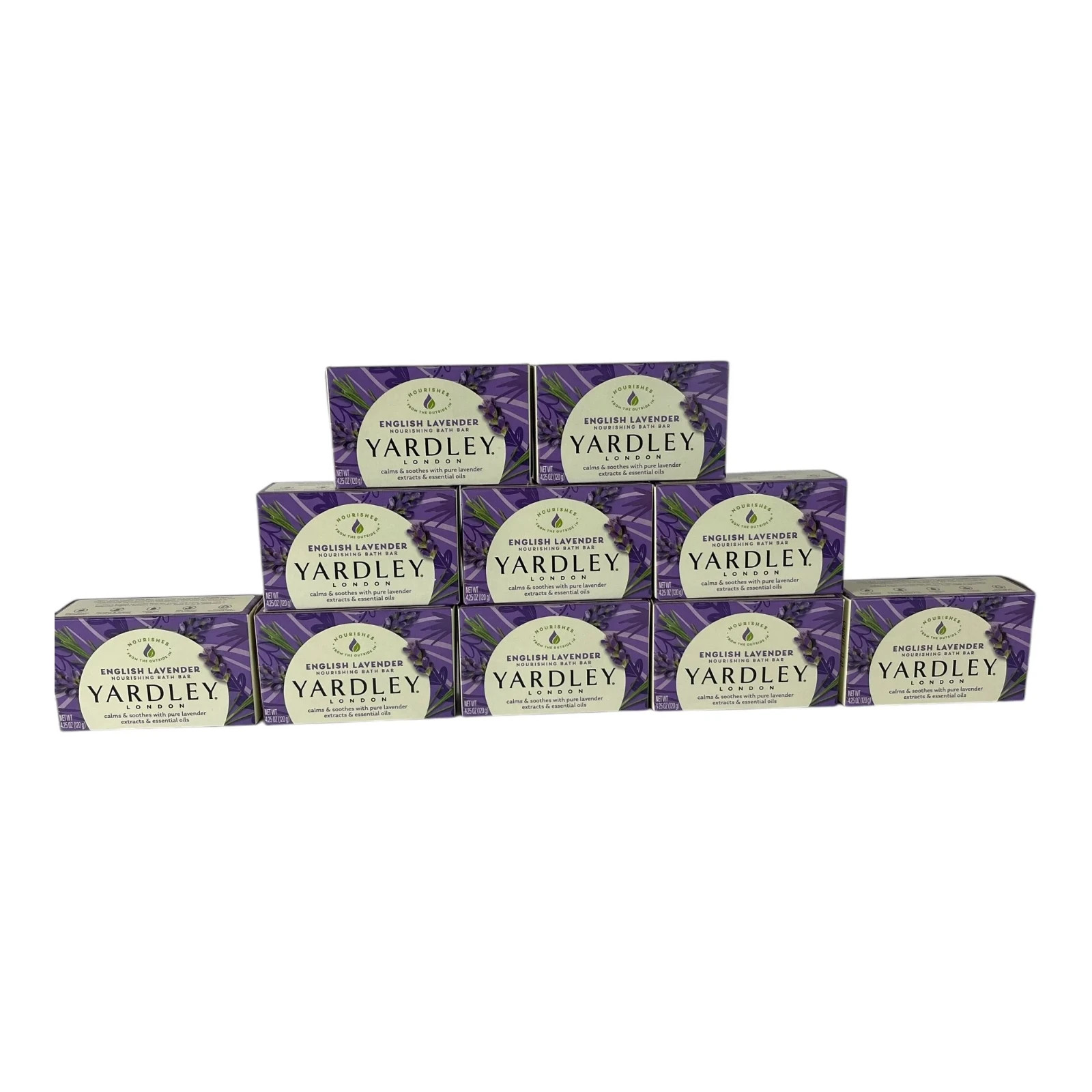Yardley London English Lavender Bath Bar Soap 4.25 oz, 12 Pack