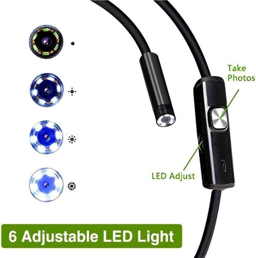3 in 1 Inspection Camera with Adjustable LED & USB Connectivity for Easy Use