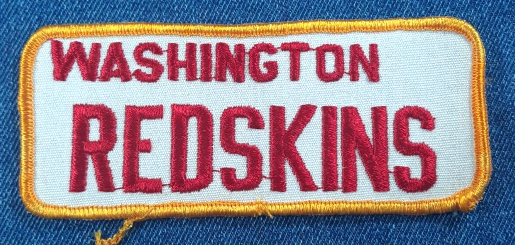 NOS 70s Vintage Washington Redskins 5" Patch Football Original Commanders Nice