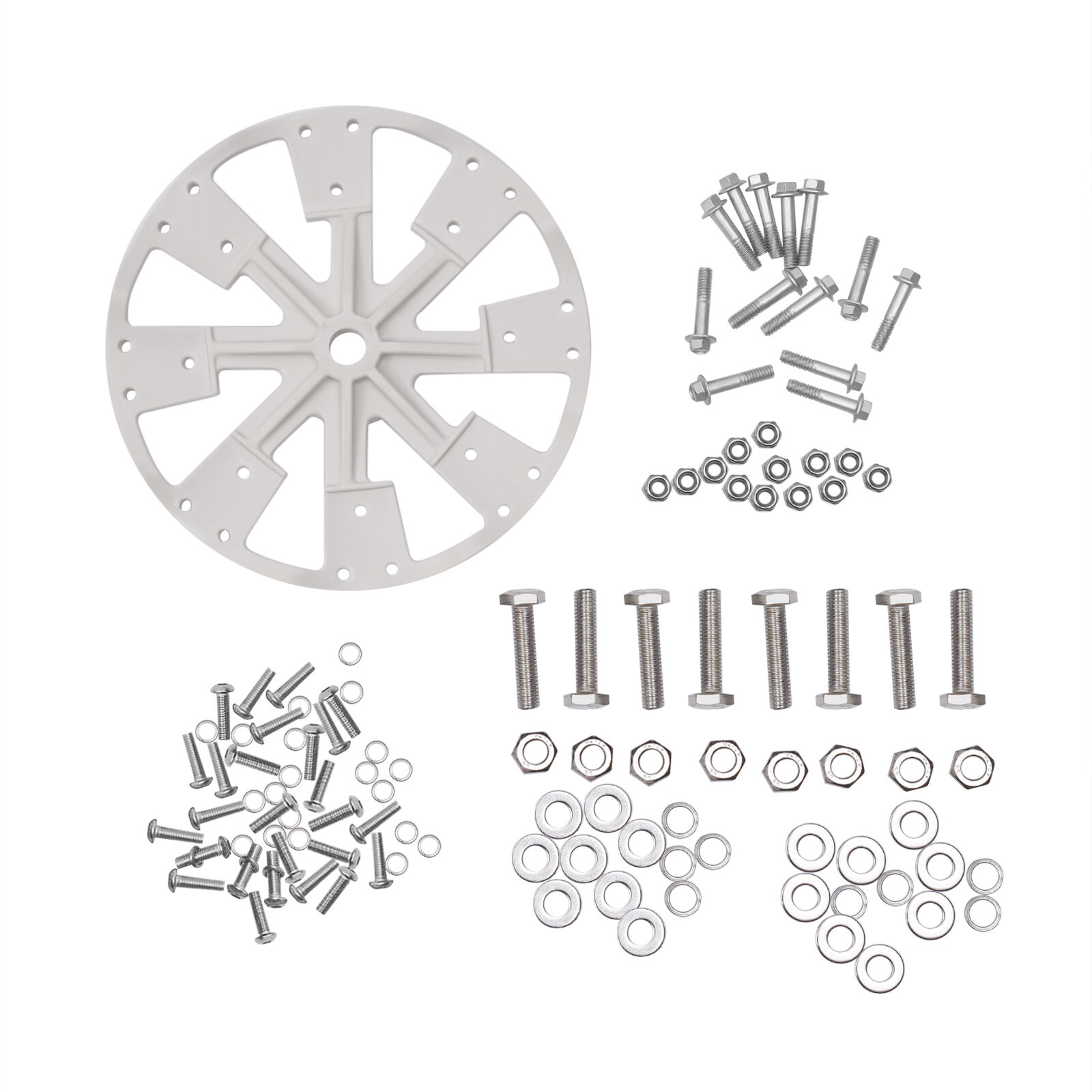 600W 8 Blades Wind Turbine Generator Kit with Charge Controller Windmill Power