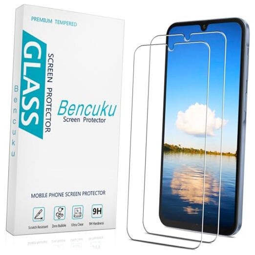 (2 Pack) Designed for Samsung Galaxy A15 5G and Galaxy A15 6.5-inch Clear