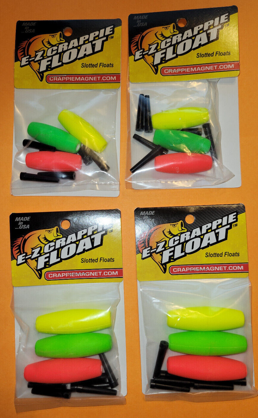 E-Z Crappie Magnet CIGAR Float Fishing w`/ stopper  ~ 2 packs ~  FREE Shipping
