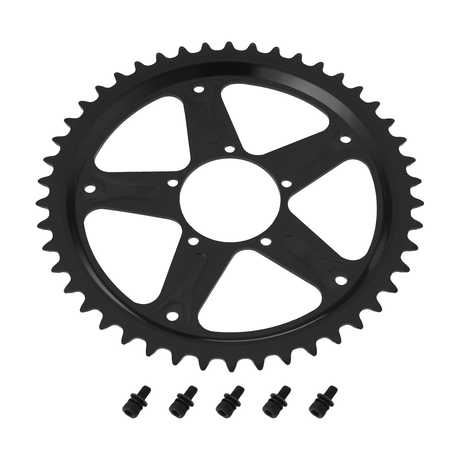 46T Steel Mid Drive Motor Chainwheel Chainring Replacement Part