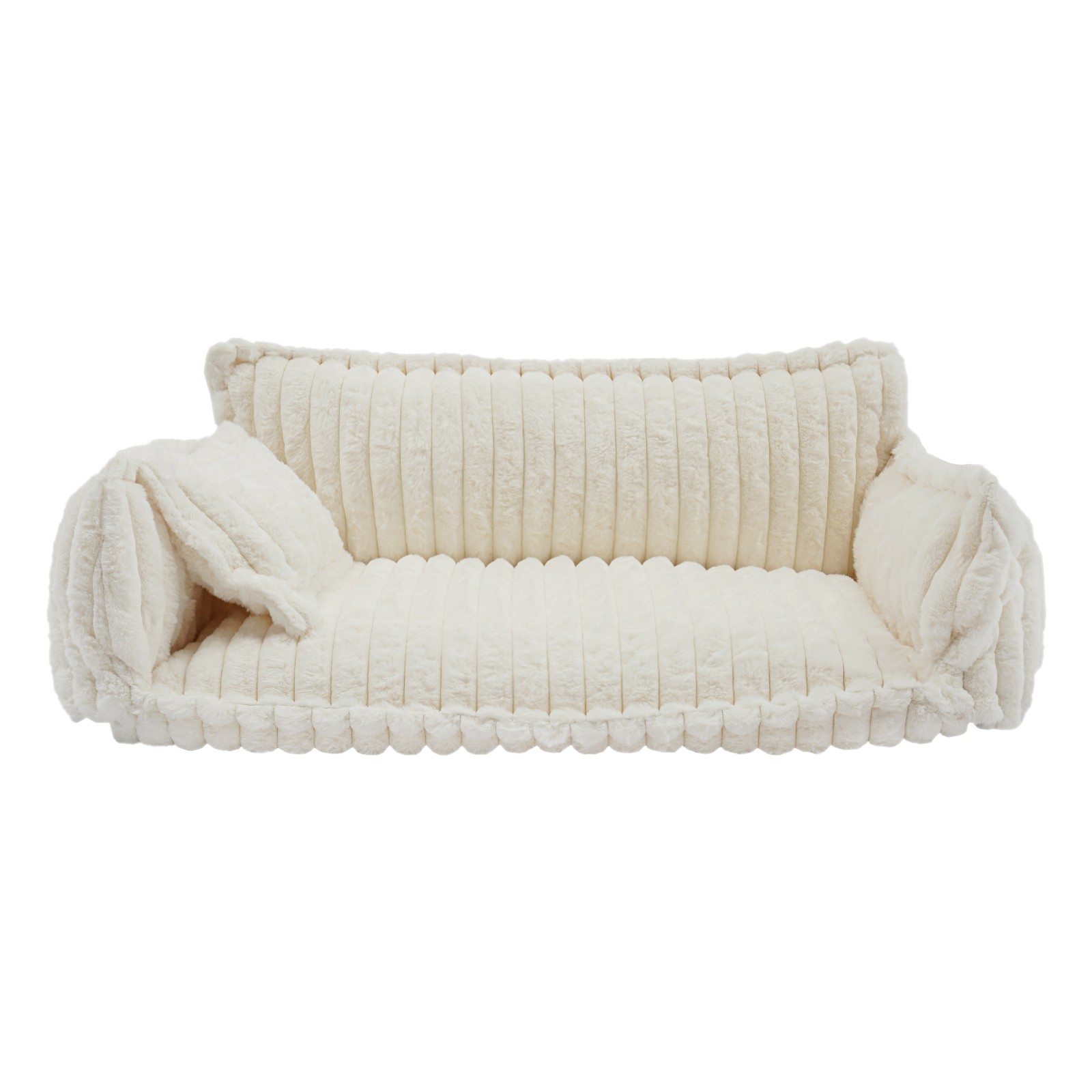 Pet Couch with Removable Washable Cover, Pet Couch Bed for Dog and Cat, Calming