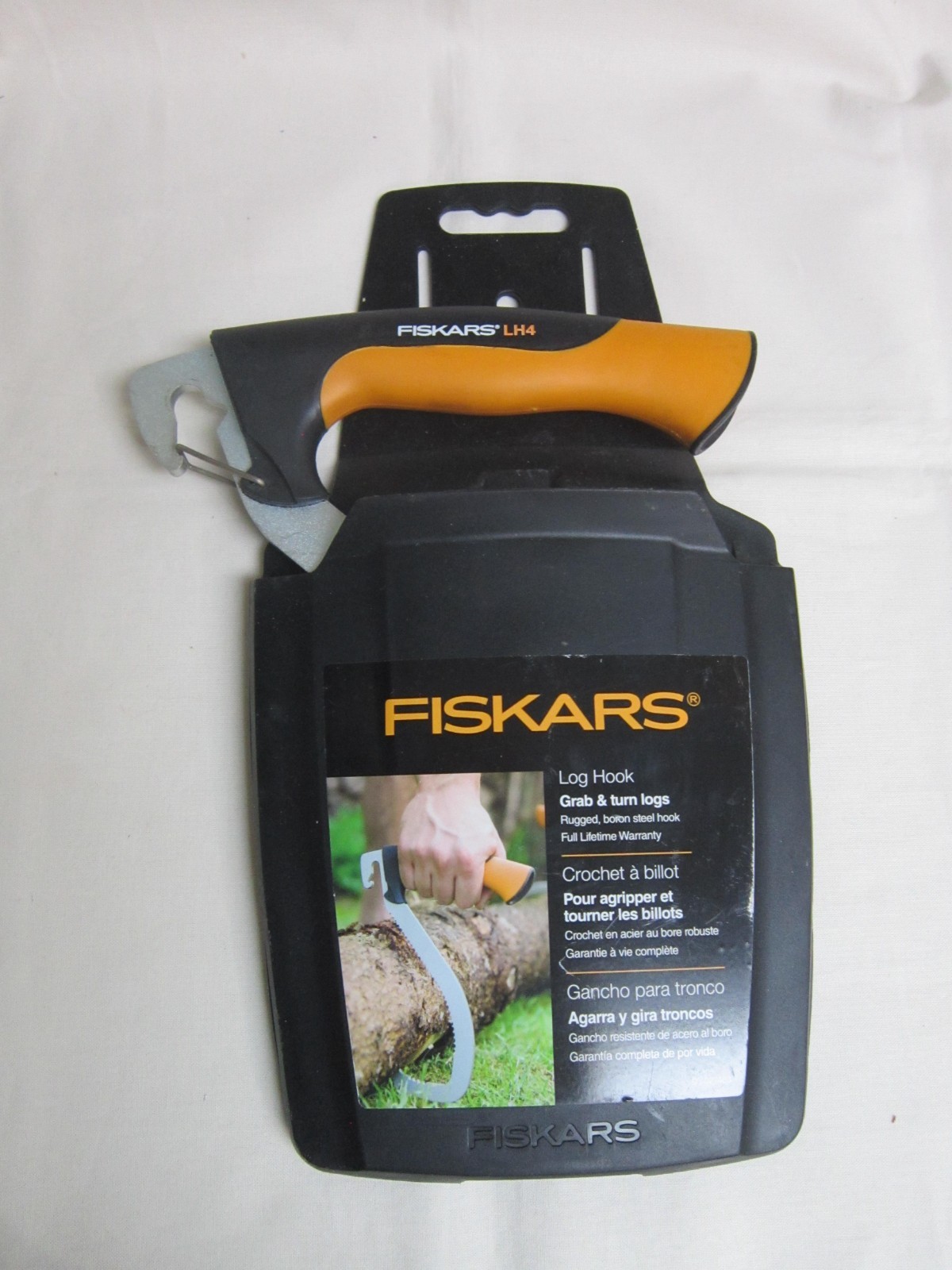 MIP- Fiskars Log Hook- Boron Steel, Lifetime Warranty - In Belt Pouch