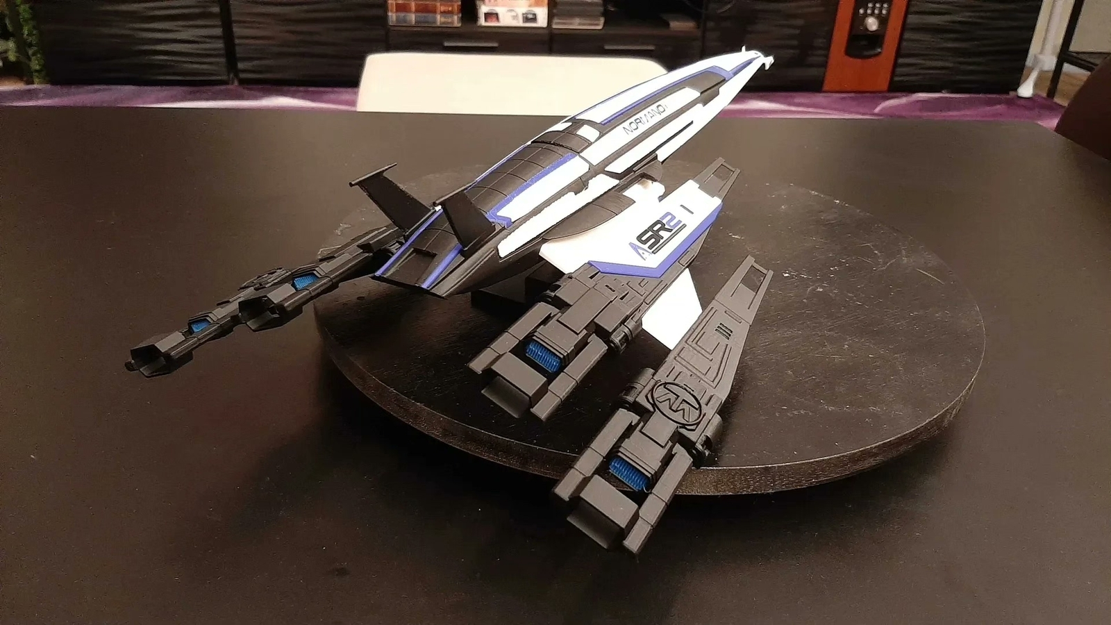 NEW MASS EFFECT SSV Normandy SR2 Spaceship Painted 3D Print Assembly Model
