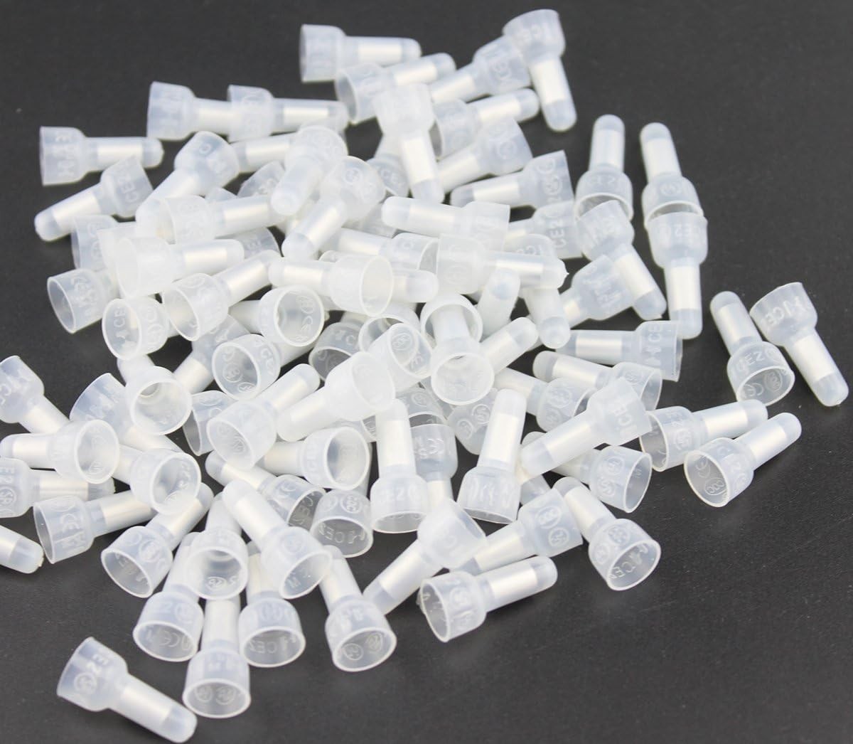 1000pcs CE2 Closed End Wire Crimp Connectors Protective Wire Crimp Cap Wire C...