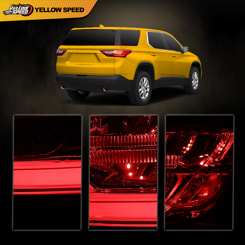 Fit For 18-21 Chevrolet Traverse Passenger Side RH LED Right Tail Light Outside