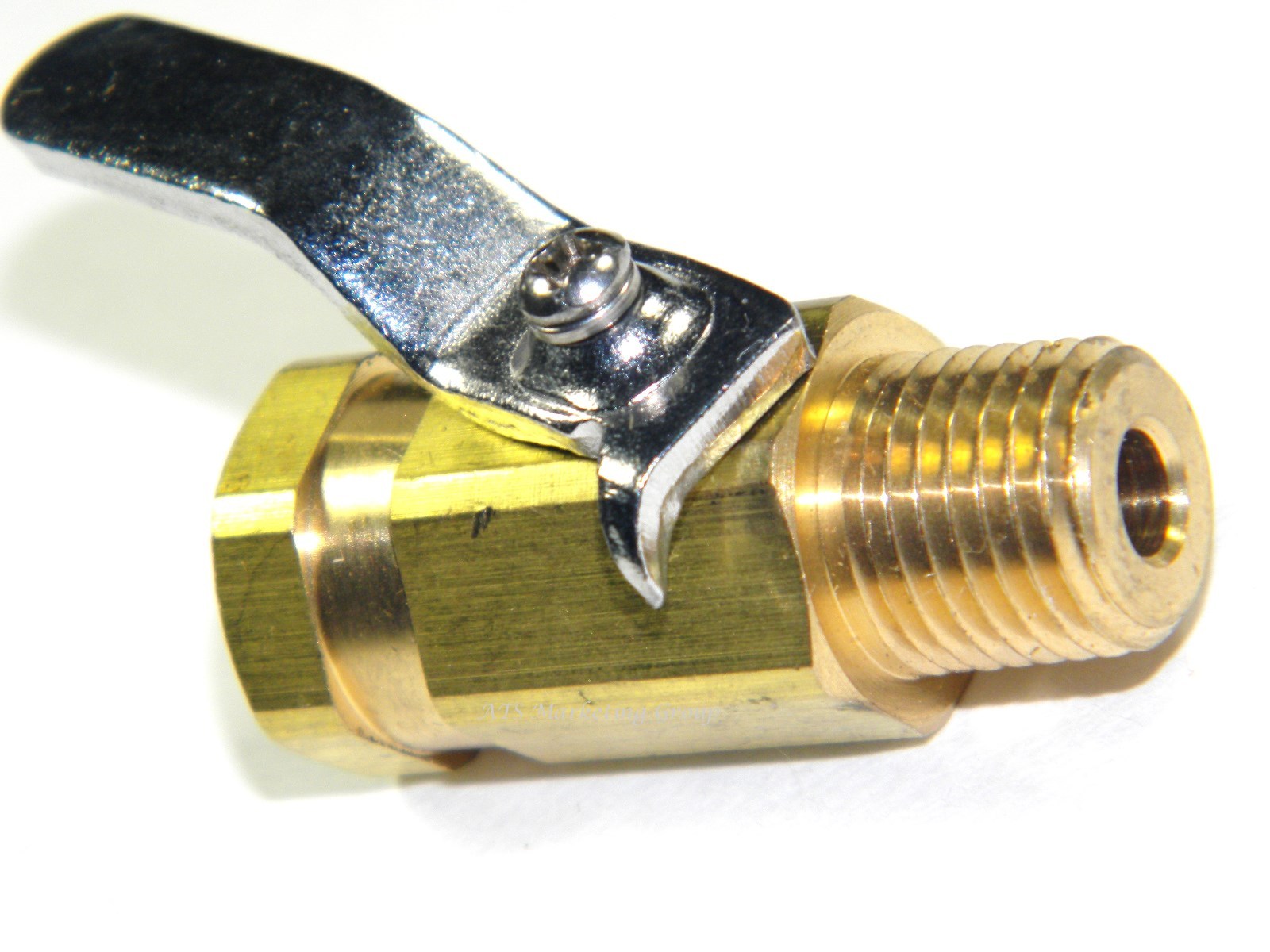 Carpet Cleaning - Brass 1/4" Ball Shut-Off Valve / for hoses wands