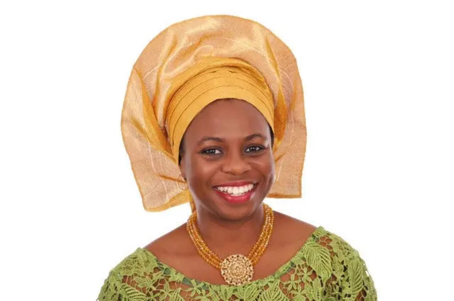 Tie-in-back and style pre-designed layered Aso Oke-DPA143PT | African Fashion |