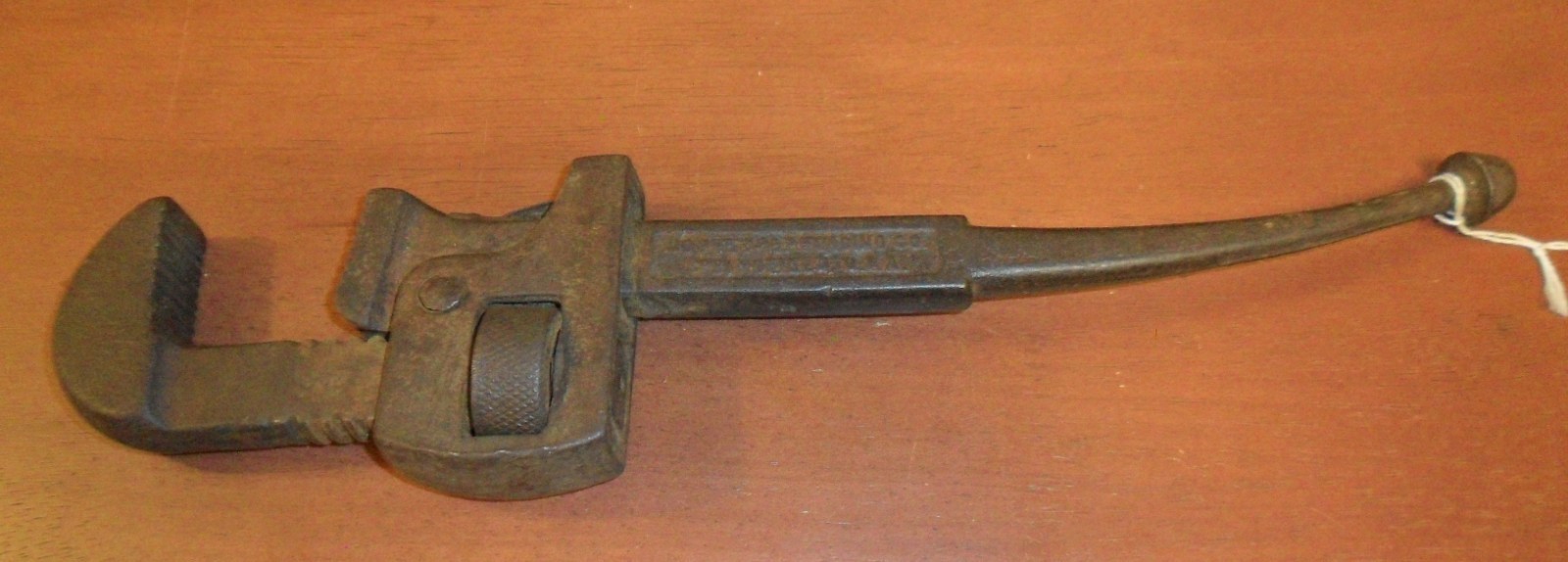 Vintage 12" MOORE DROP FORGING Pipe Monkey Wrench, Springfield, Massachusetts