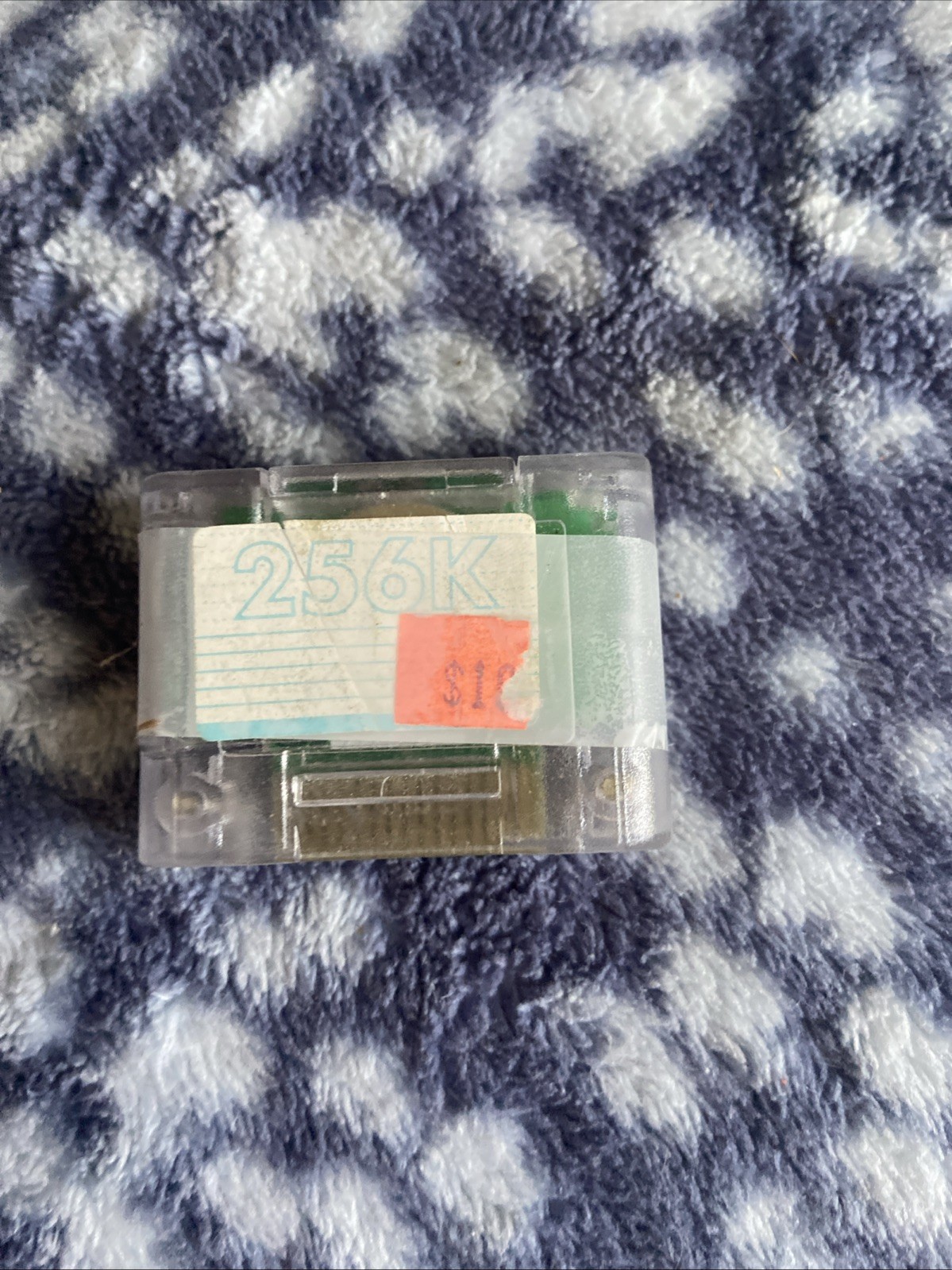 Interact 256K Large Size N64 Nintendo 64 Memory Card Pak Pack Clear (A)