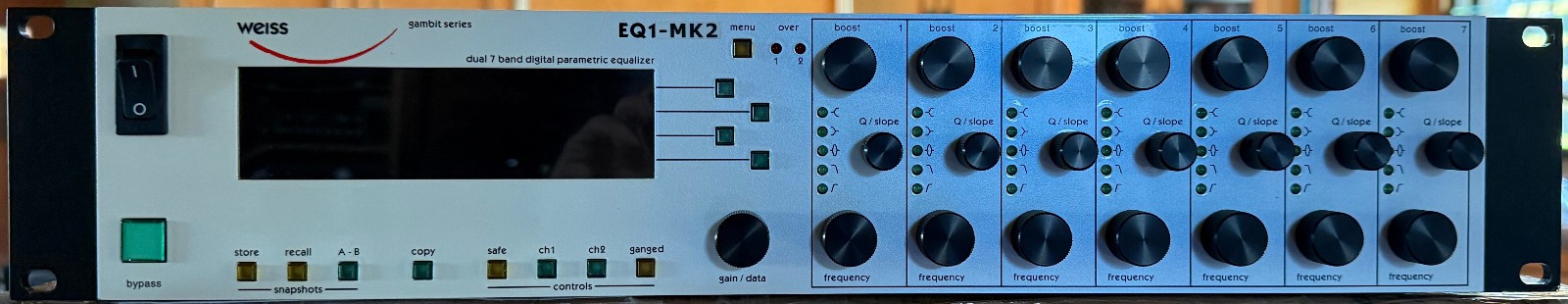 Weiss DS1-MK2  7-Band EqualizerDigital Mastering Compressor