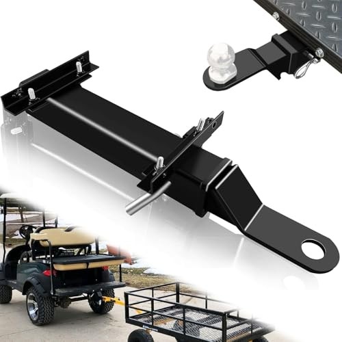 Golf Cart Trailer Hitch with 2" Receiver Golf Cart Rear Seat Rear Hitch for