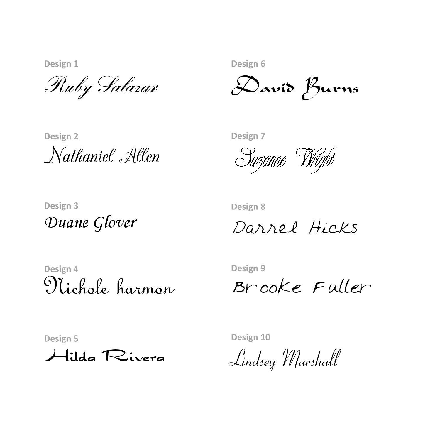 Custom Signature Self-Inking Stamp | Stamp with Name | Custom Name Stamper