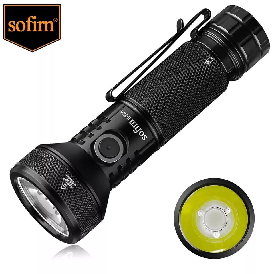 Sofirn IF22A Rechargeable Torch USB C 2100LM IPX8 Powerful LED Flashlight