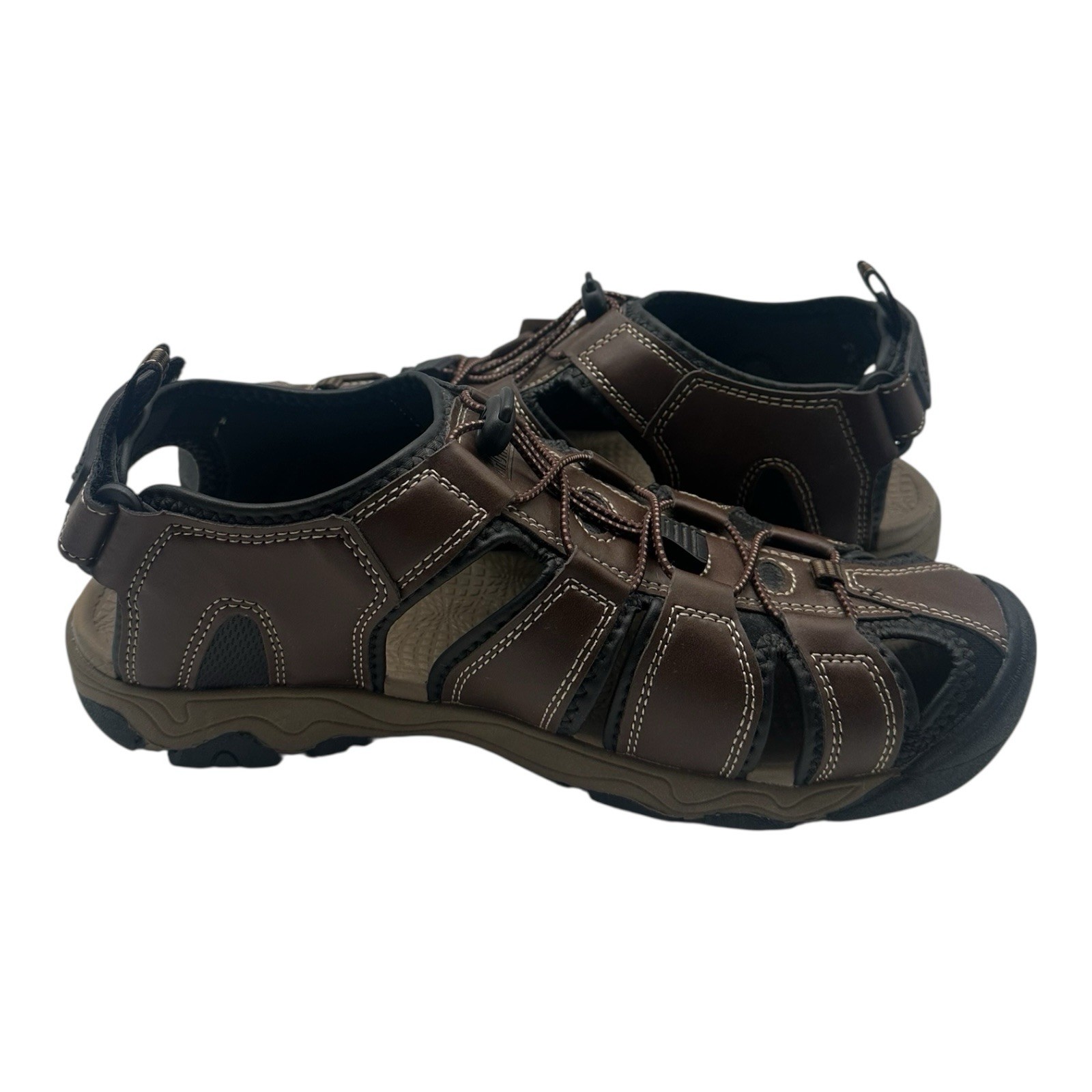 Khombu William Fisherman Sandals Mens Sz 11 Bungee All Terrain Outdoors NWT