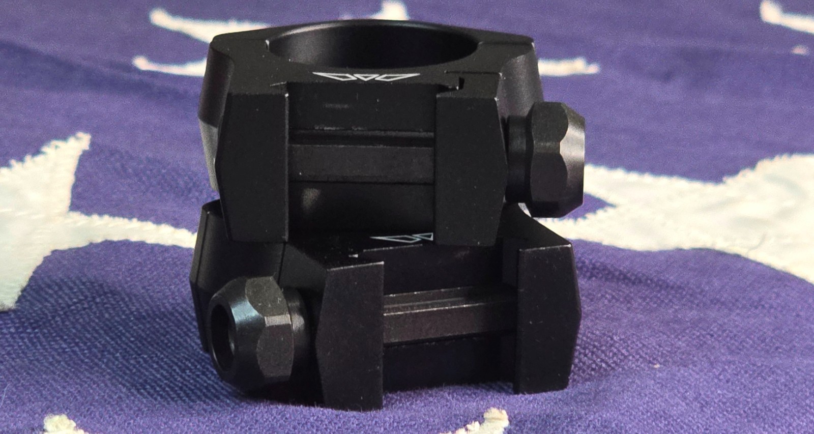 Warne Mountain Tech 1 inch, Low Matte Rings 7200M