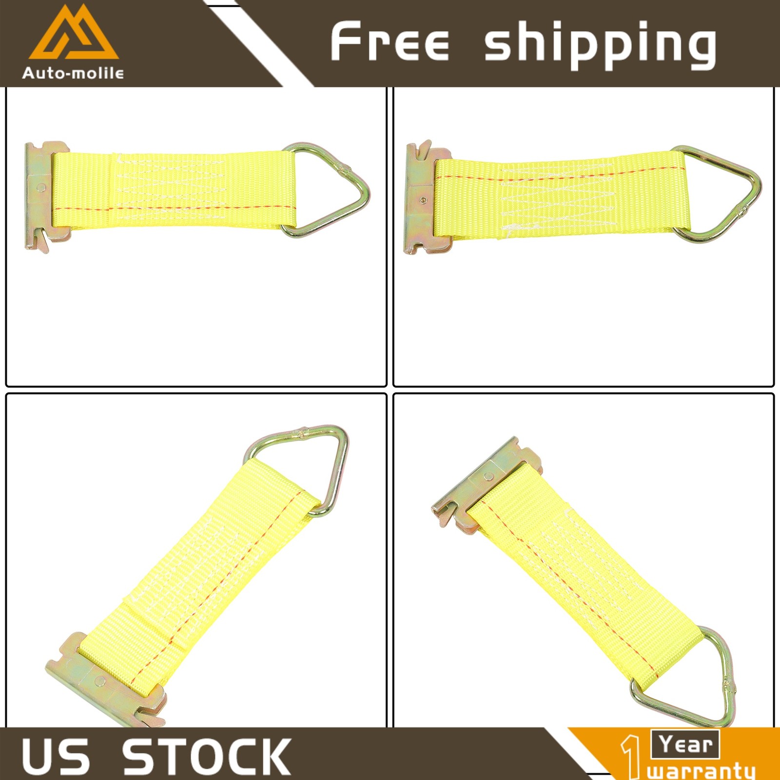 5' E Track Rail Kit Portable Tie Down Multi Purpose Secure Steel 28 Pack Durable