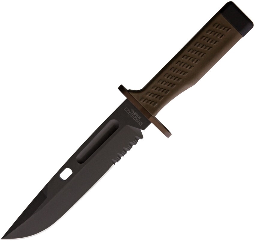 Fox Spartan Fixed Knife 7.25" Bohler N690 Steel Blade OD Green Forprene Handle