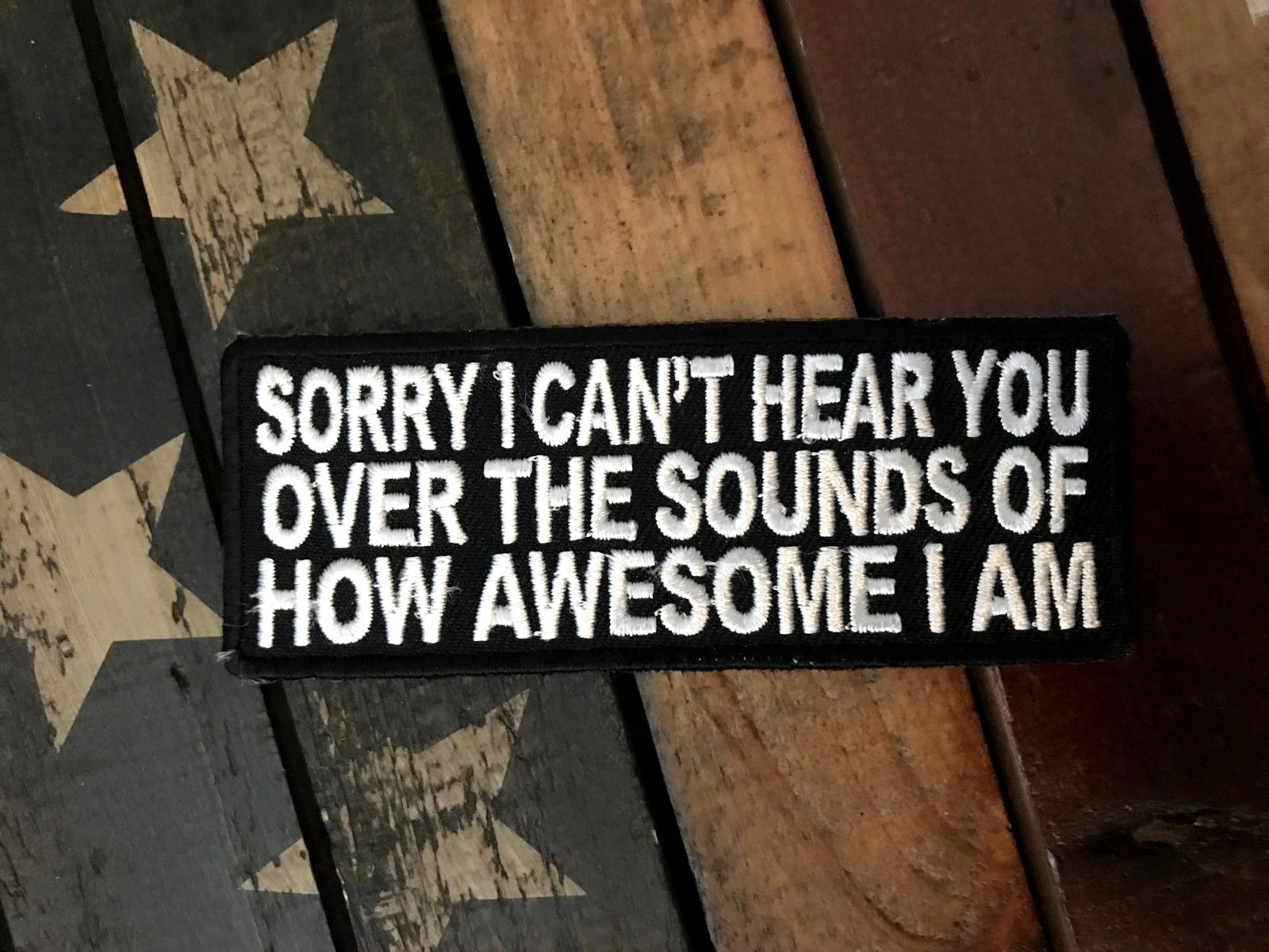 Sorry I can't hear you over the sounds of how awesome I am Patch