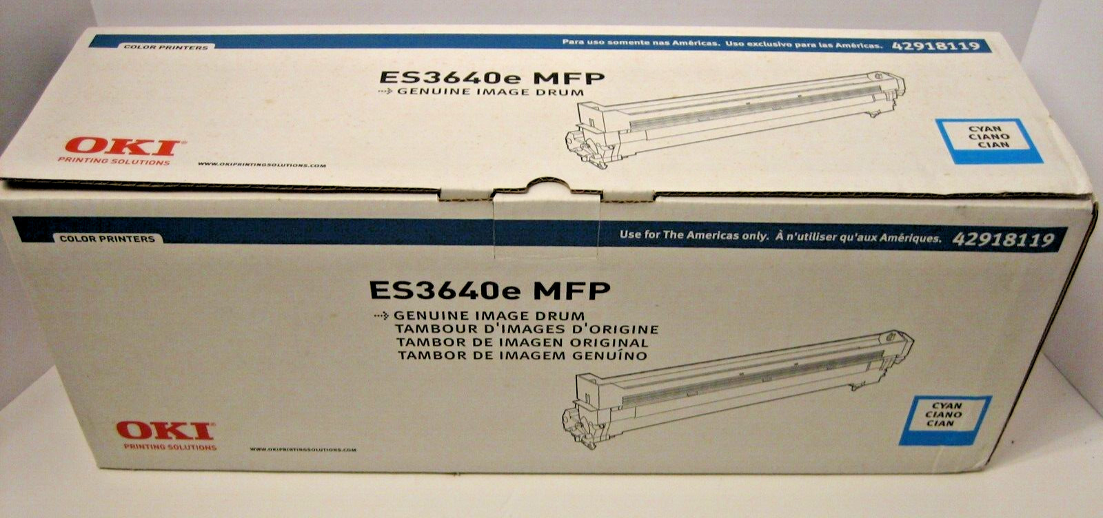 Oki CES3640 Drum Unit Cyan 42918119 Okidata OKI