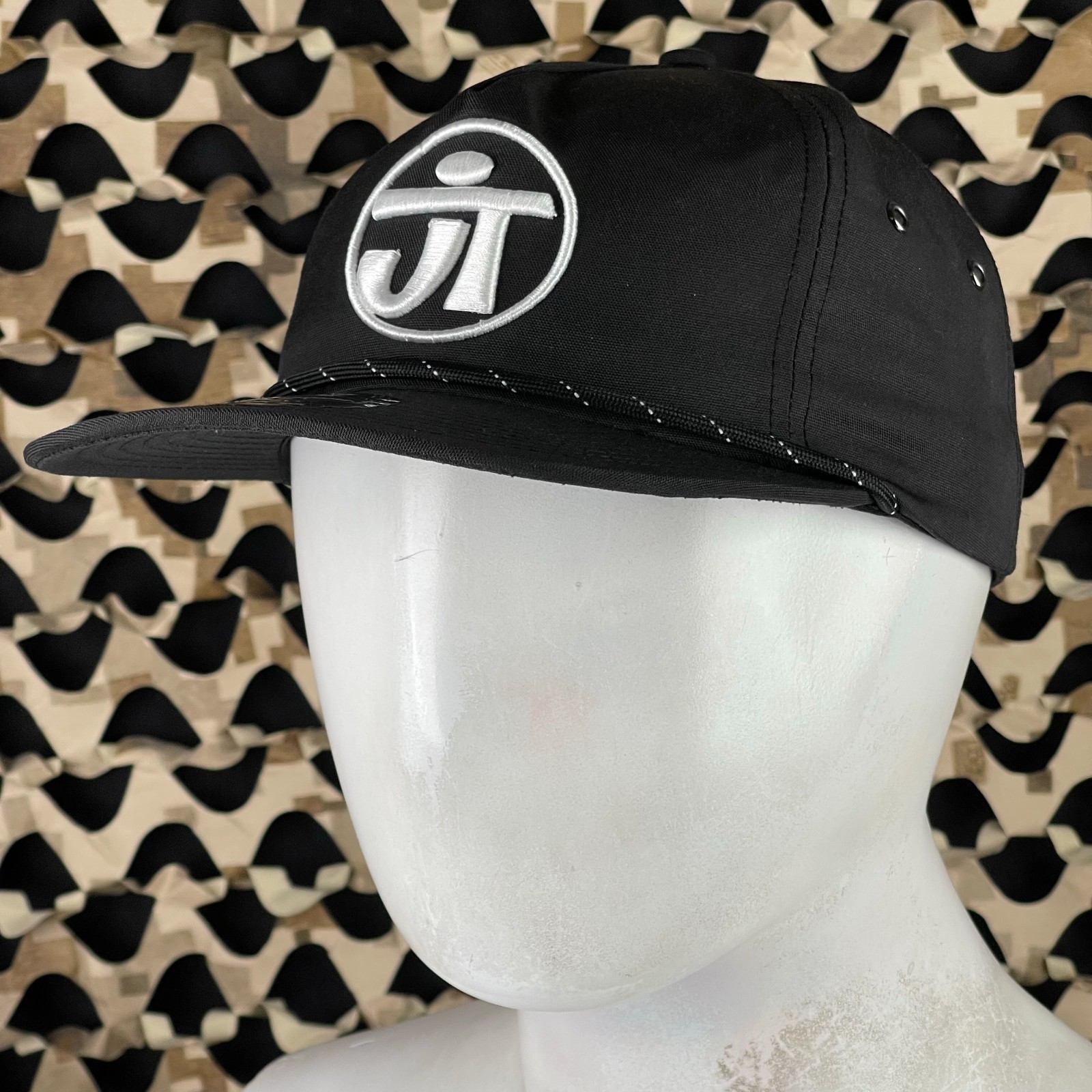 NEW JT Skipper Adjustable Hat - Black