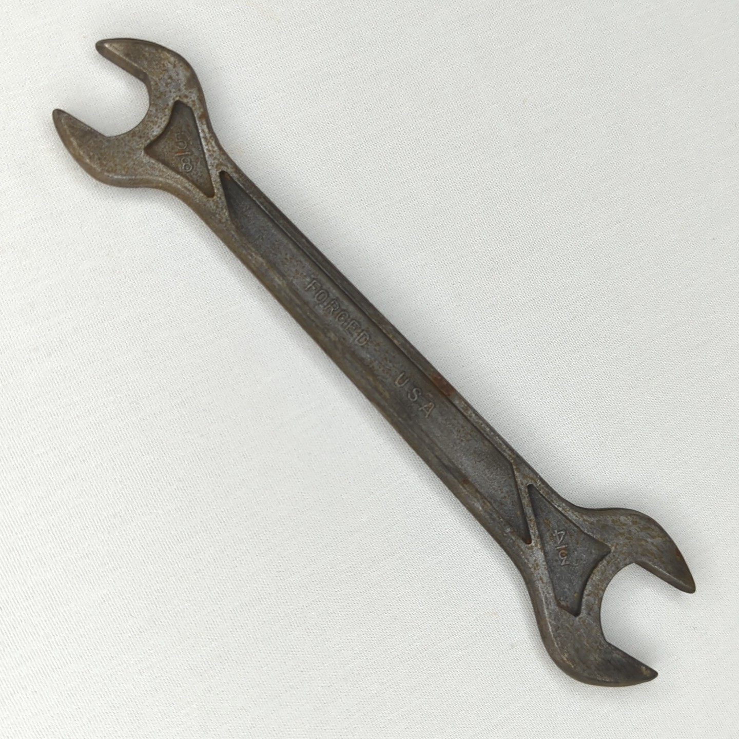 Vintage 3/4" x 5/8" Open Ended Combo Wrench Forged USA