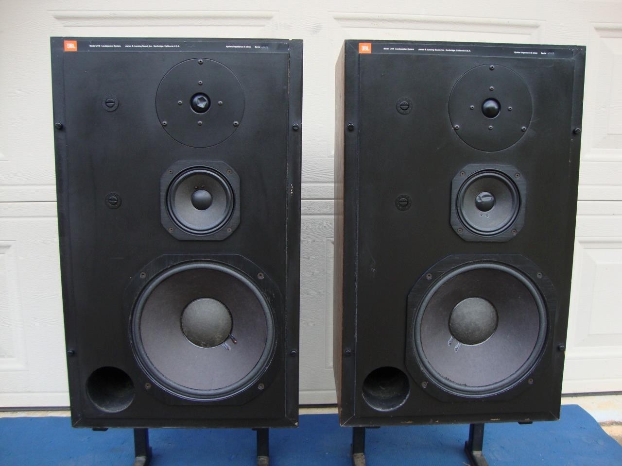 Awesome JBL L110 3-Way Vintage Floor Speakers - Reconditioned