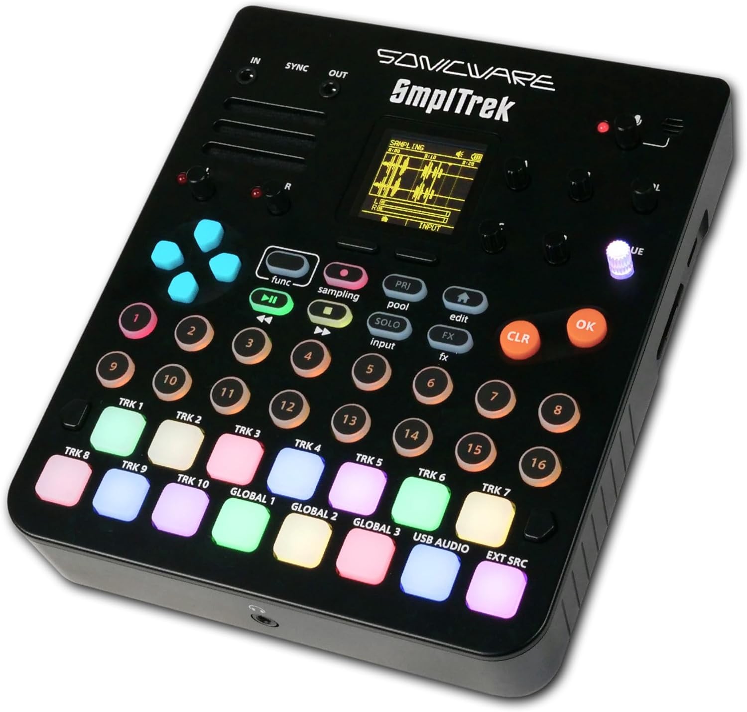 Sonicware SmplTrek Portable Production Sampler Drum