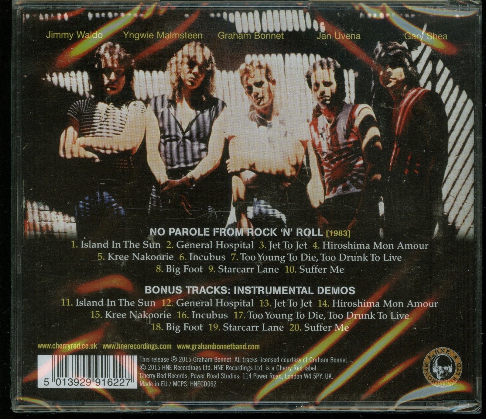 Alcatrazz No Parole From Rock 'N' Roll CD new