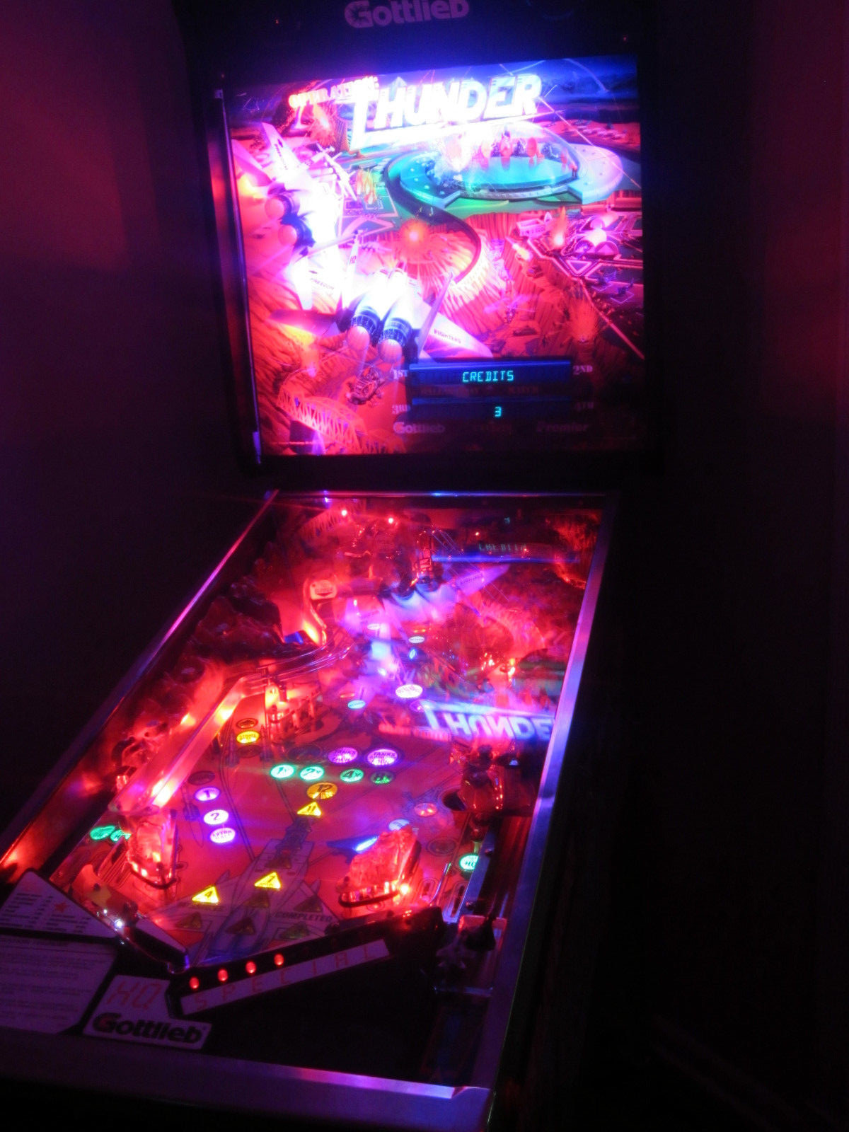 OPERATION THUNDER -NON GHOSTING Lighting Kit custom SUPER BRIGHT PINBALL LED KIT