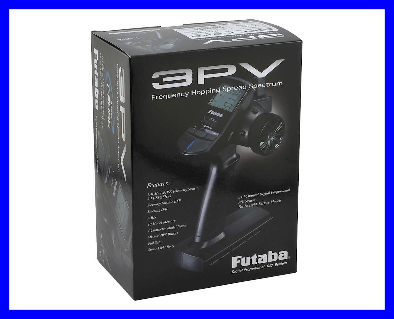 Futaba 3PV 3 Channel 2.4ghz FHSS SFHSS Radio System w/ R203GF Receiver FUTK3201