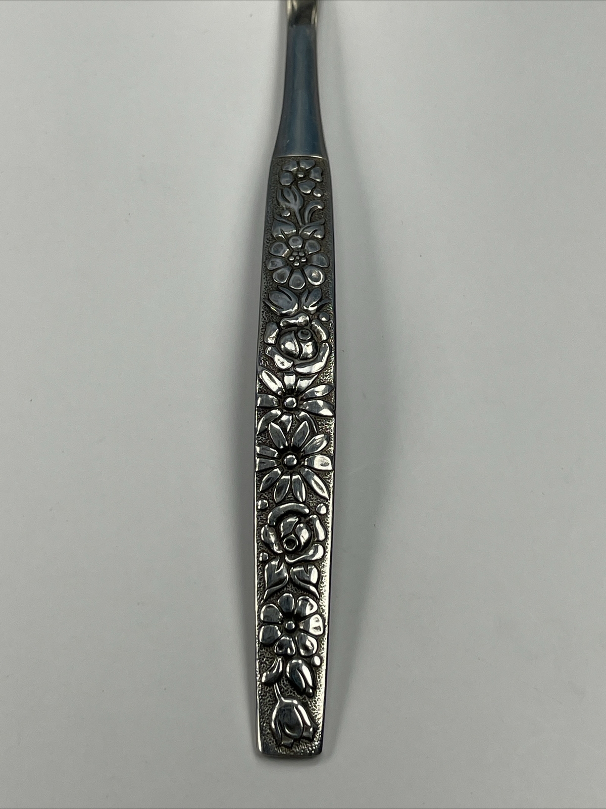 Oneida Malibu Stainless Silverware Flatware YOUR CHOICE black accent flowers
