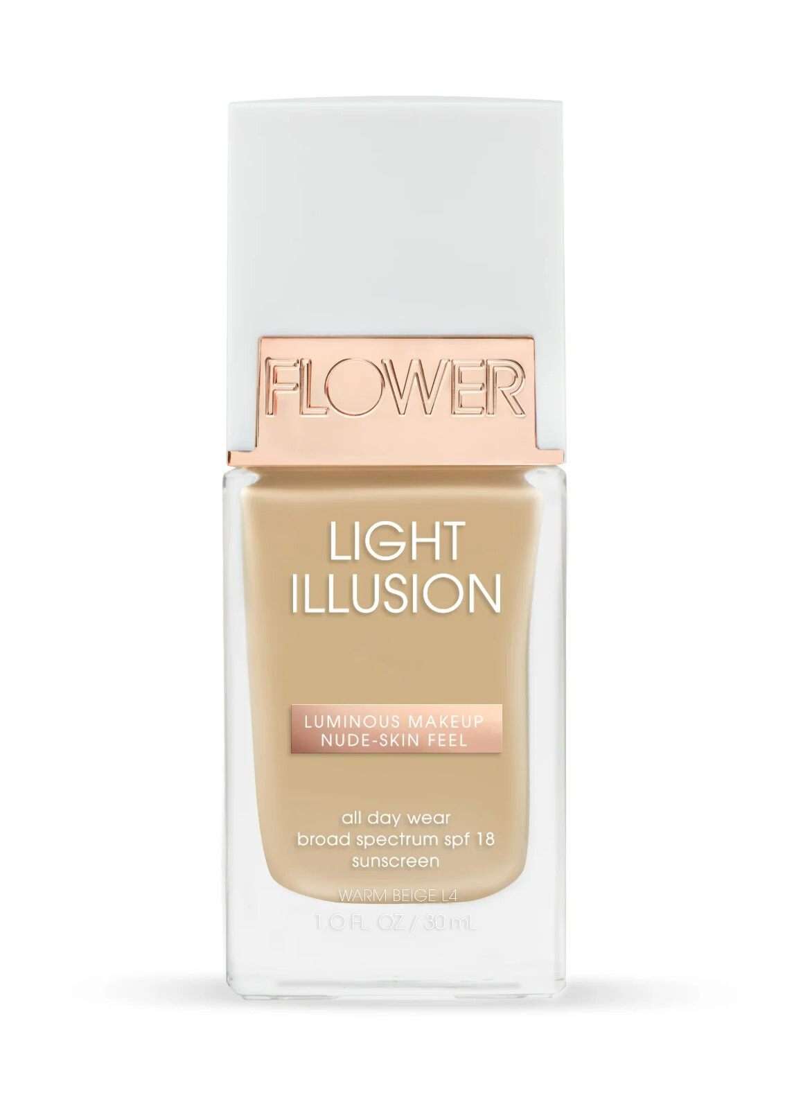 FLOWER Beauty Light Illusion Foundation - L4 Warm Beige
